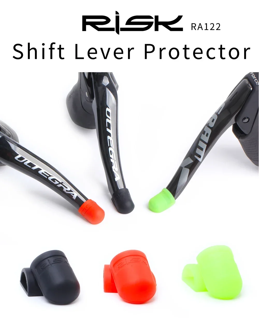 1pair Bike Shifter Lever Protector Cover,Silicone Anti-scratch Sleeve,Oil Disc Brake Lever Protector for Shimano Sram Parts
