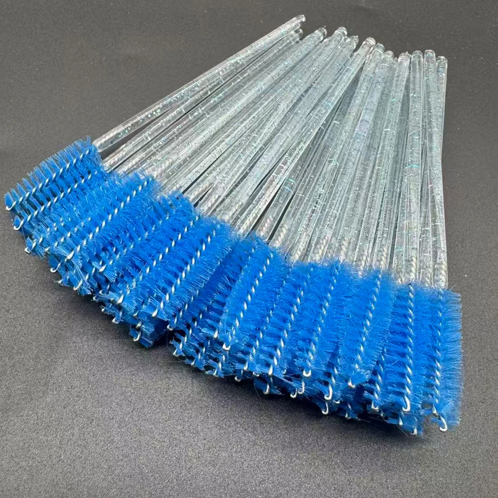 Disposable Crystal Eyelashes Brush Comb 50Pcs Eye Lashes Extension Mascara Wands Makeup Professional Makeup Beauty Tool