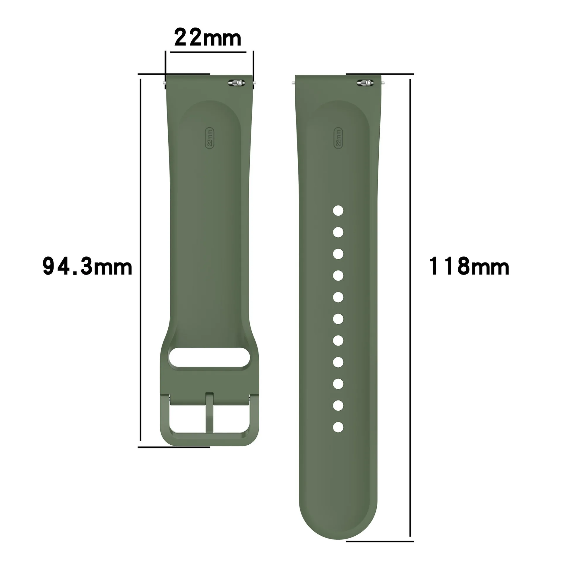 22mm Silicone Strap For Redmi Watch 5 Active/5 Lite SmartWatch Accesorios Correa Bracelet Redmi Watch 5 Lite Sport Band