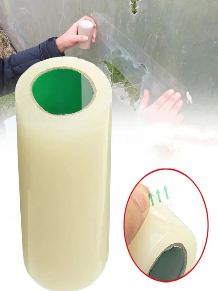 10M Greenhouse Film Repair Tape Agriculture Film Repair Tape UV Resistant Transparent Garden Orchard Greenhouse Protect Tools