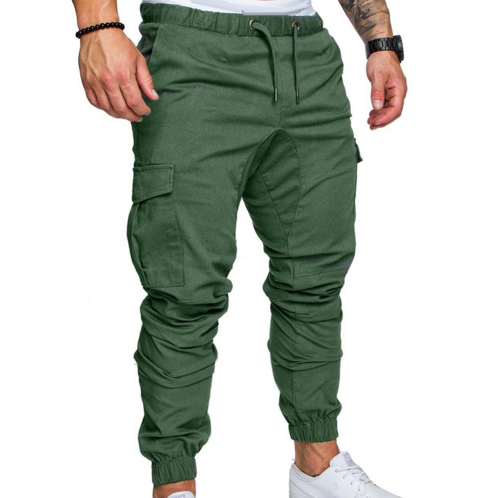 50%HOT2022 New Men's Casual Jogging Pants Solid Color Pocket Pants Sports Pants Men's Trousers Street Hip Halen Jogging Pants