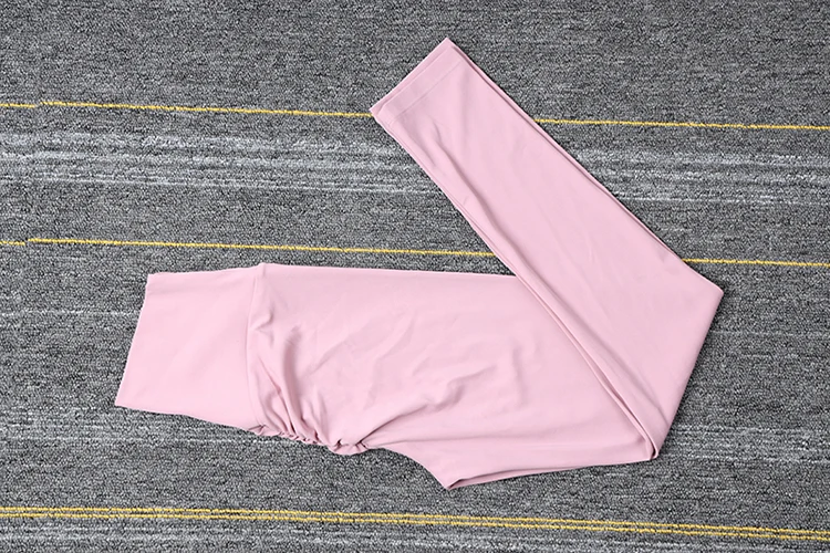 SOISOU Nylon Gym Yoga Pants Women Leggings For Fitness High Waist Long Pants Women Hip Push UP Tights Women Clothing 2 Types