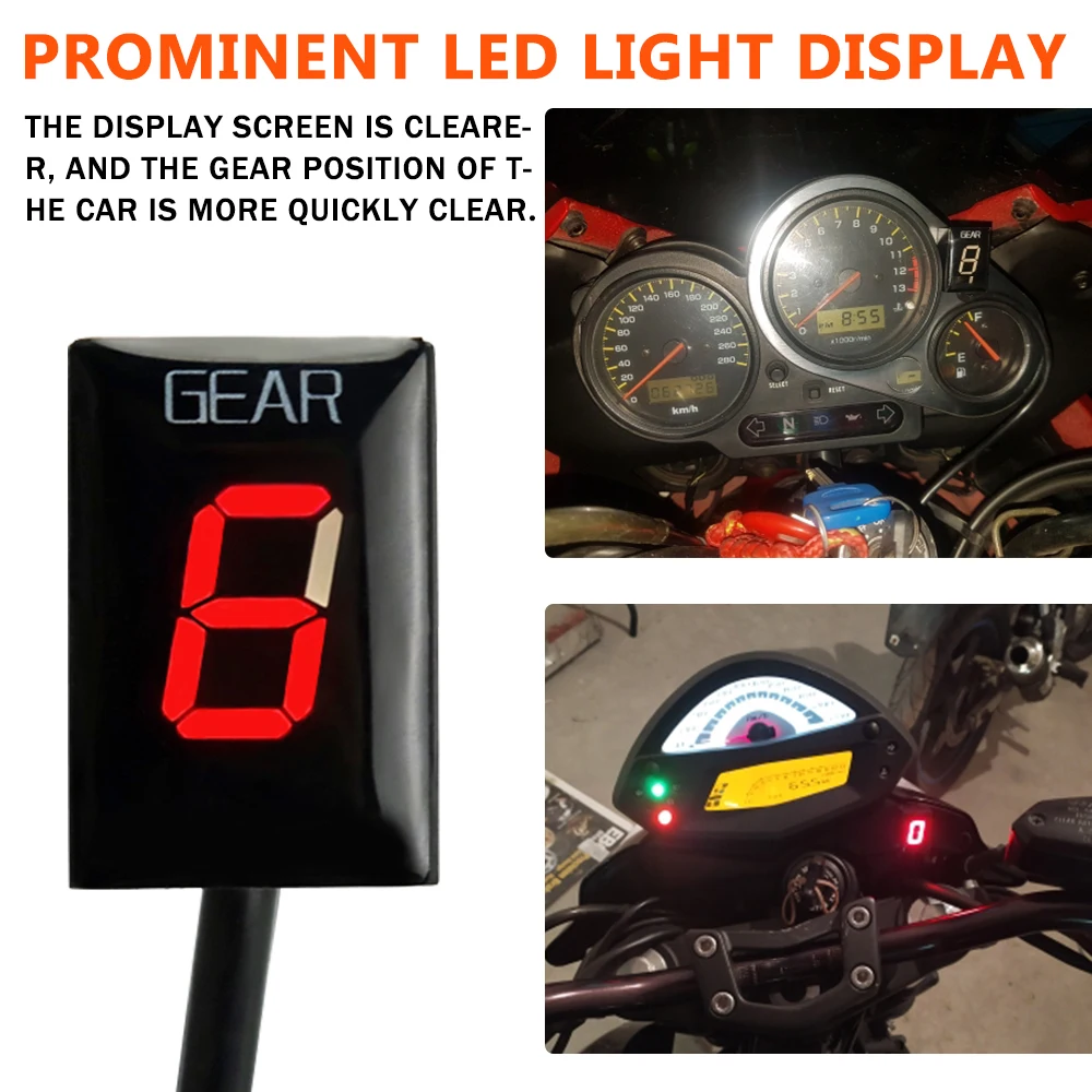 Motorcycle Gear Display Indicator For Yamaha XJ6 FZ6 FZ8 R1 R6 FZ400 FZS XJR400 FZ1 MT01 MT-03 FZ8 FZ16 fjr1300 xjr 1300 Xvs950A