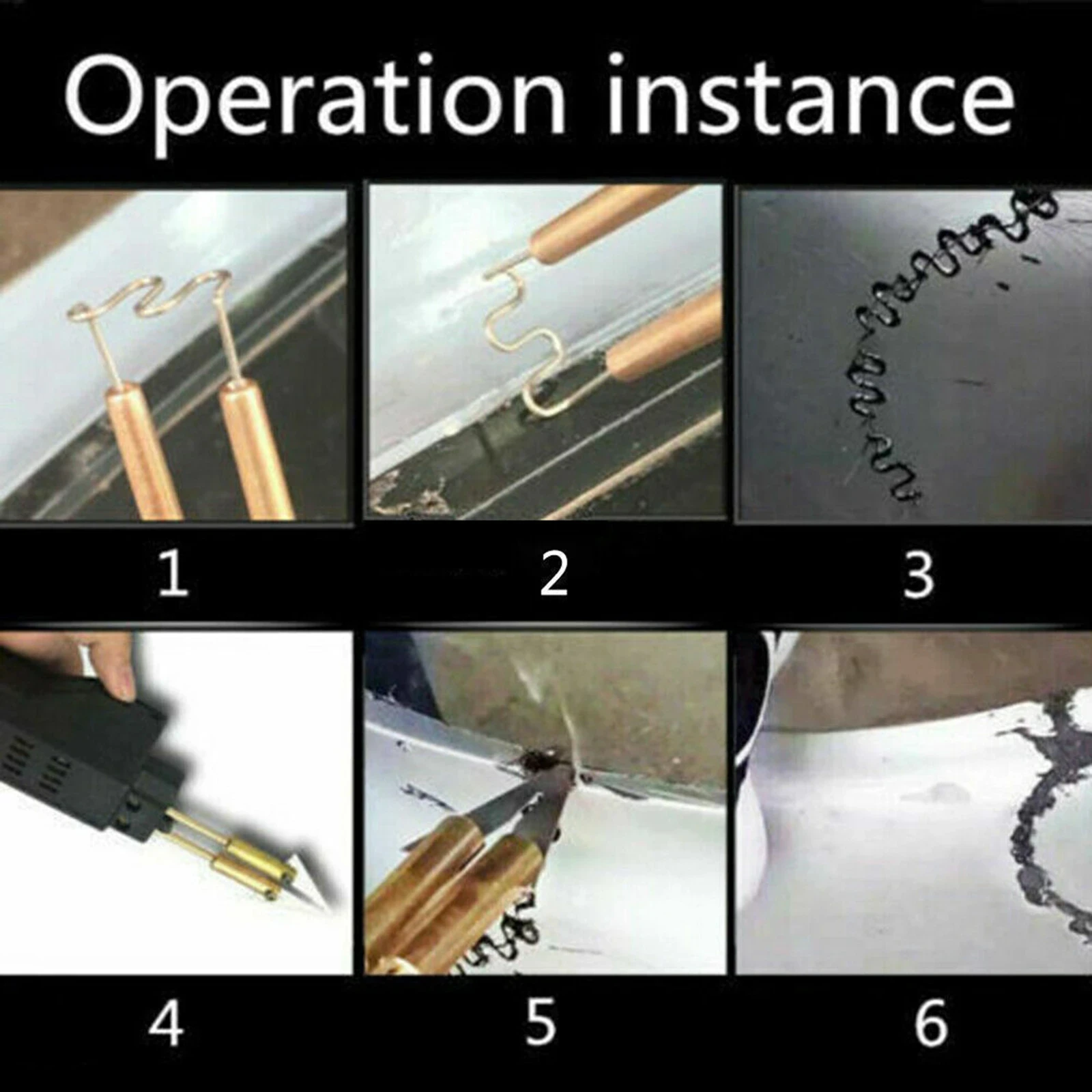 100-600Pcs Auto Plastic Repair Welding Nails Car Bumper Repair Welded Stud Precut Wave Nails Machine Welding Hot Stapler