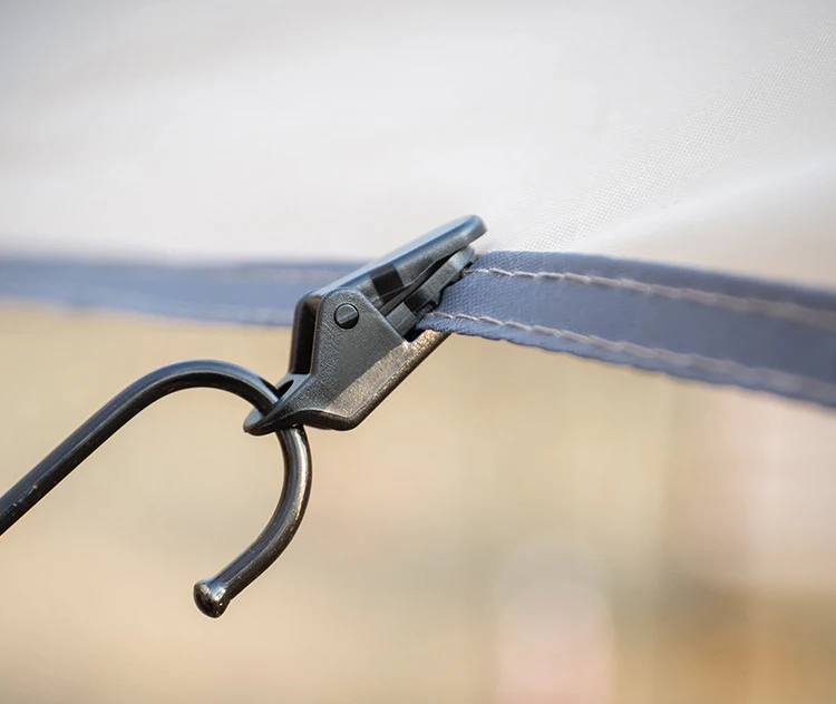 10/20/50pcs Sturdy Tent Clips Outdoor Tarpaulin Clips Anti-wind Fixed Camping Tent Hook Crocodile Clamp Clip for Outdoor Camping