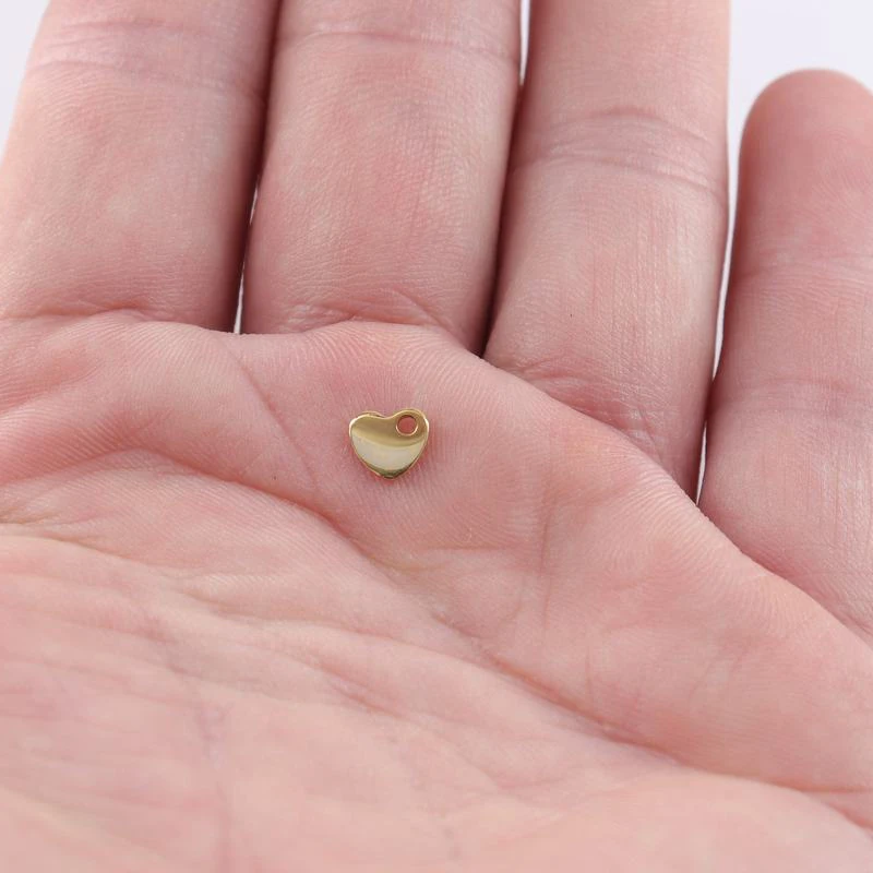 Good polishing golden color Customized Laser engraving logo Tags stainless steel Labels jewelry Tab parts accessories