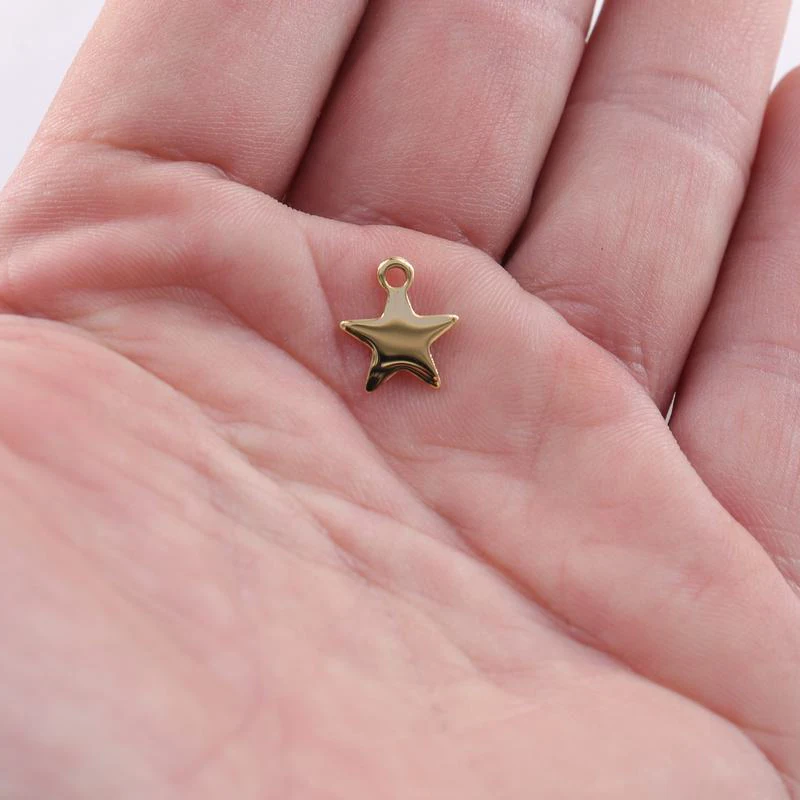 Good polishing golden color Customized Laser engraving logo Tags stainless steel Labels jewelry Tab parts accessories