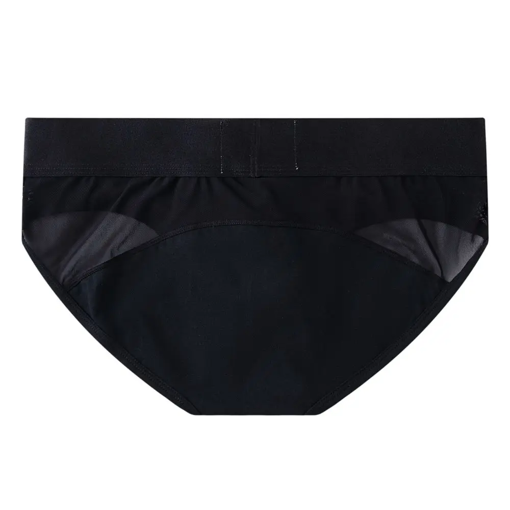 Jockmail Sexy Men's Underwear Briefs Cotton Low Rise Underpant Net yarn Lace , Breathable Summer Shorts calzoncillos hombre slip