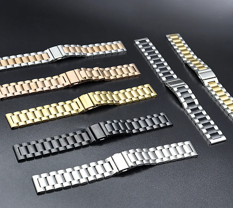 Metal Strap For Samsung Galaxy Watch 7/6/5/4/3/5 Pro Gear S3 44mm 40mm 45mm 4 6 Classic 42mm 46mm 43mm 47mm Stainless Steel Band