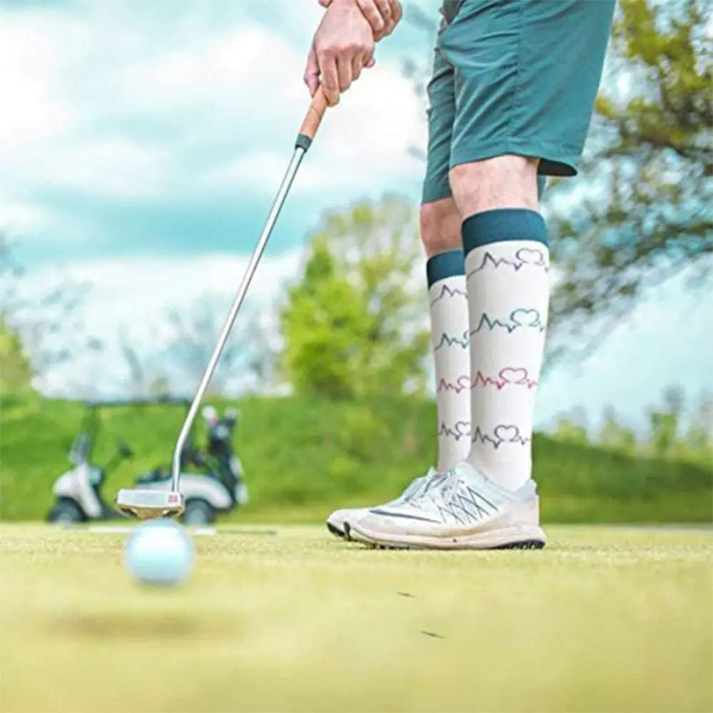 Cycling Compression Stockings Flying Pregnancy Swelling Sports Socks Men And Women Hiking Running Socks 20-30 MmHg