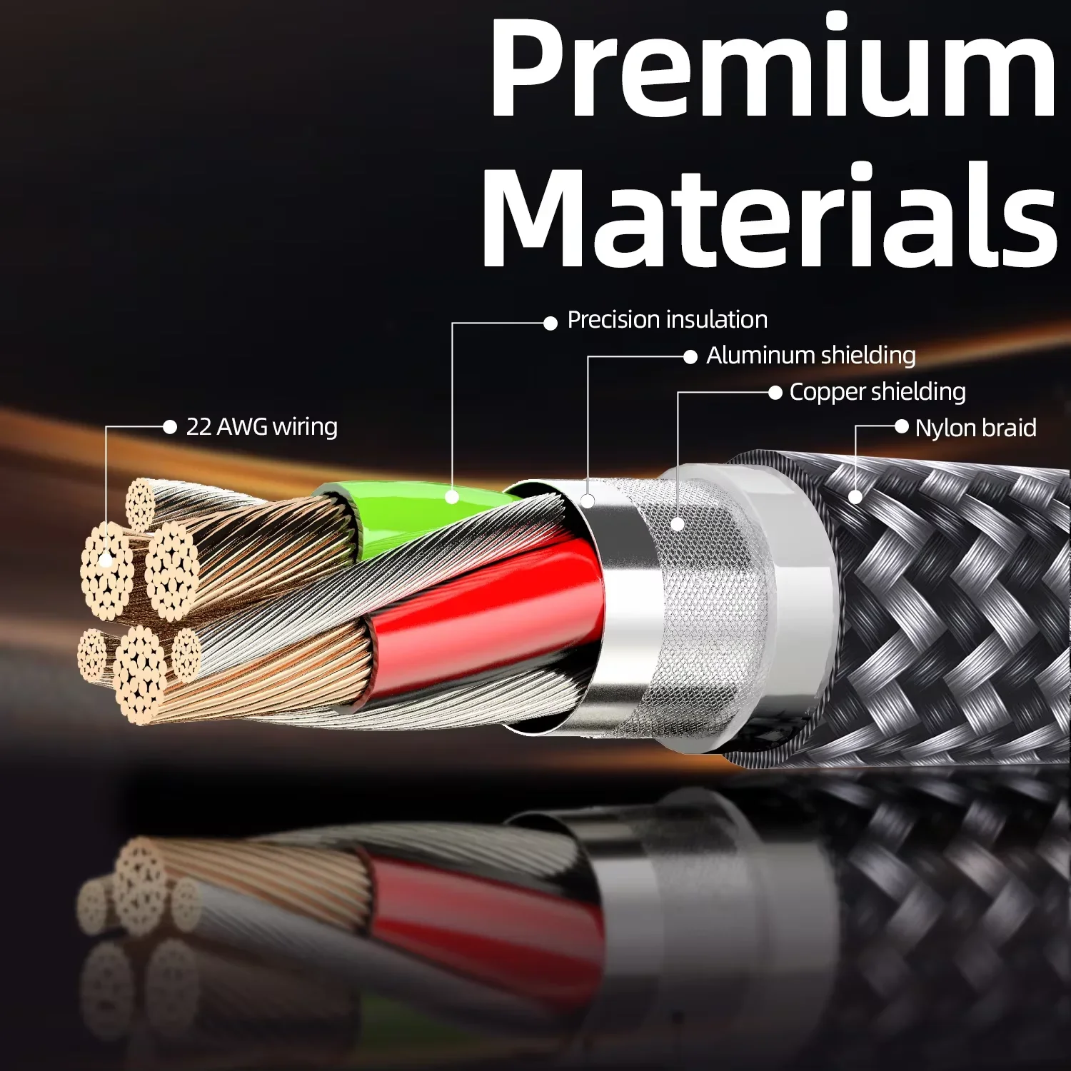 1PC 2PCS Type C to Lightning Fast Charging Data Cable MFI Certified 20W Nylon Braided Cable for iPhone14 14Pro 14Plus 13 12 11 X
