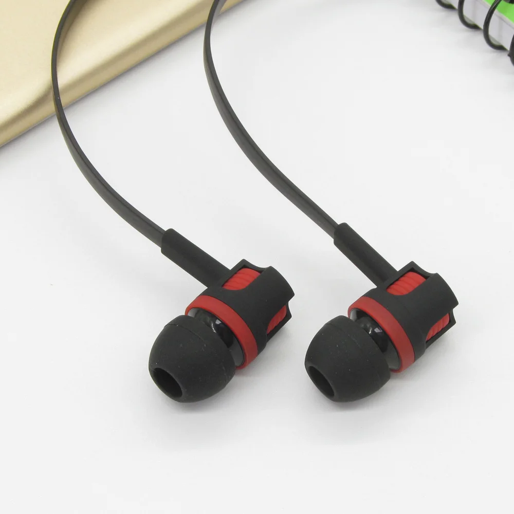 Extra Bass Headphones wired Earphone 3.5mm Earphones With Microphone Noodles Style наушники Sport Headset for Samsung