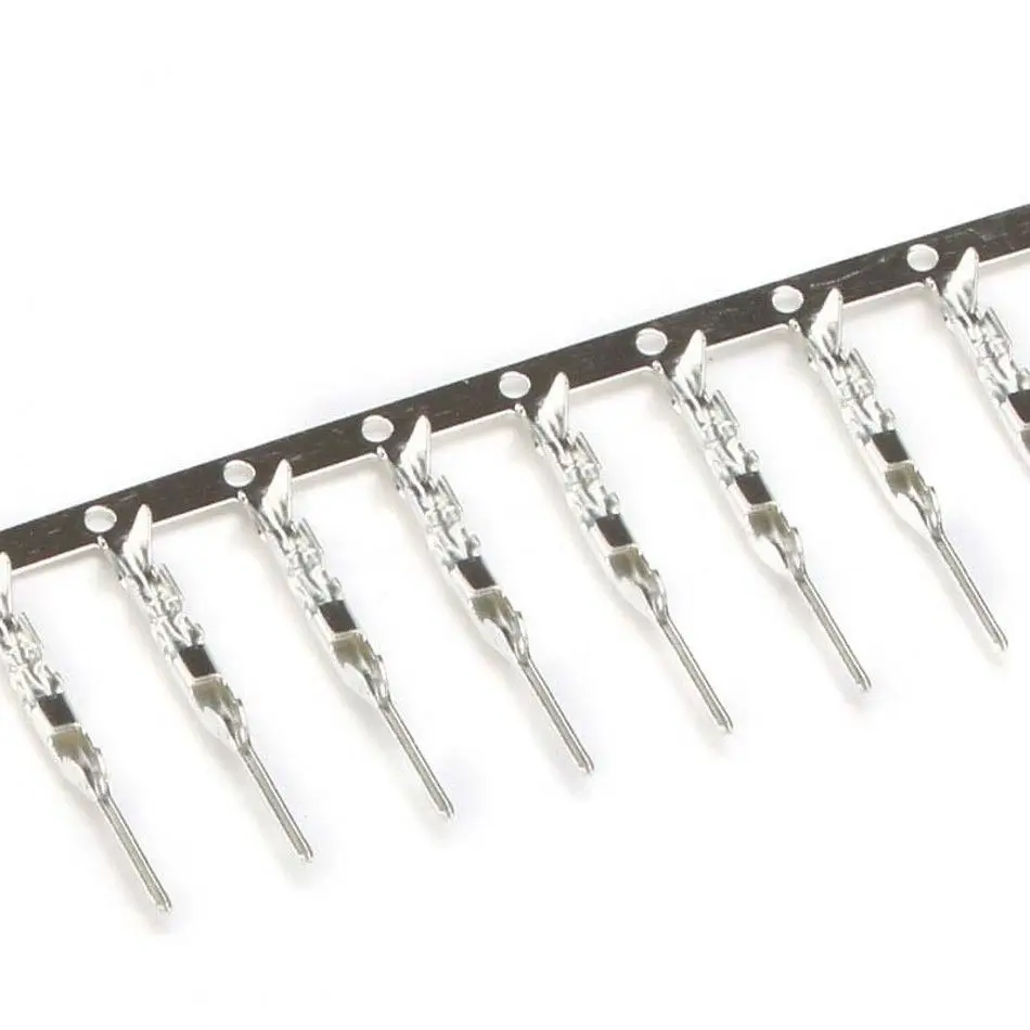 50Pcs 2.54mm Male and Female Dupont and Servo Crimp Wire Jumper Pin Header Connector Terminal Pins Crimp