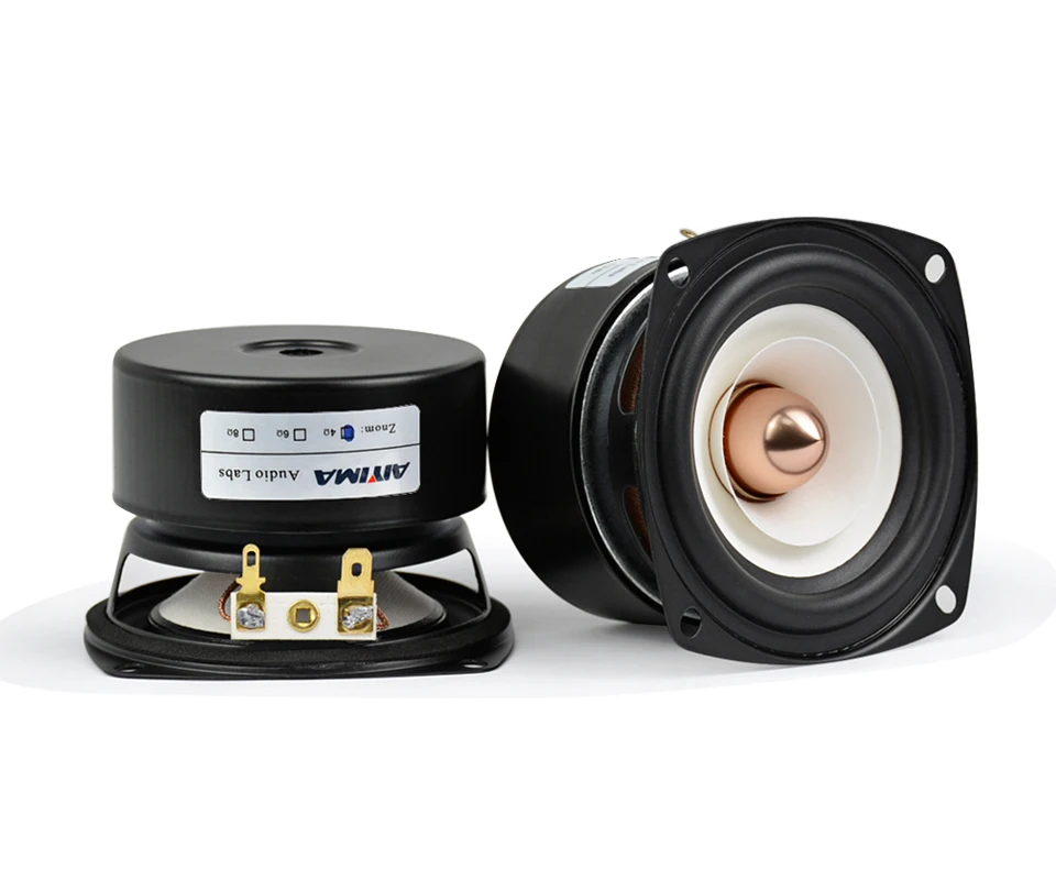 AIYIMA 2Pcs 3Inch Audio Portable Speakers 4 8 Ohm 15W Full Range Hifi Bass Speaker Altavoz Portatil Speaker DIY Home Theater