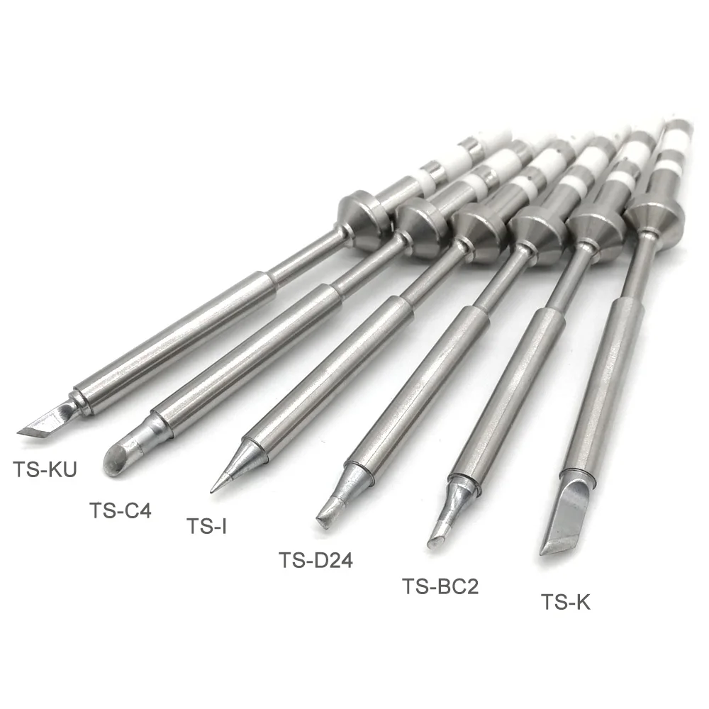 TS101/TS100/T85 Soldering Iron tips Replacement Various models of Tip Electric Soldering Iron Tip K KU I D24 BC2 C4 C1 JL02