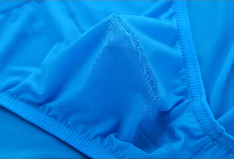 Men's Briefs Soft Breathable Silk Sexy Underwear Men's Hot Hips Up Transparent Jockstrap Sexy Colorful Undies Cueca