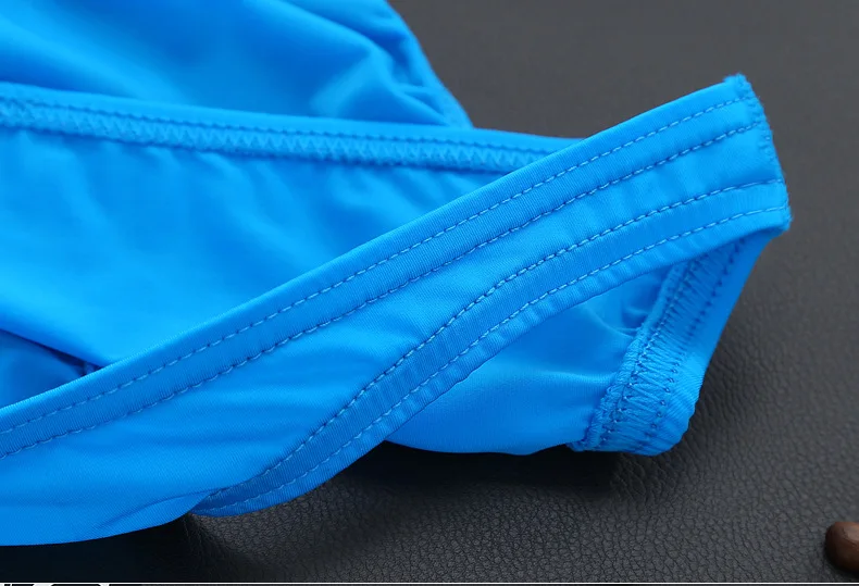 Men's Briefs Soft Breathable Silk Sexy Underwear Men's Hot Hips Up Transparent Jockstrap Sexy Colorful Undies Cueca
