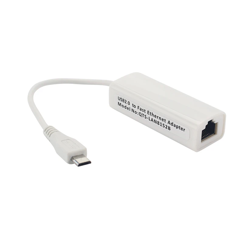 Raspberry Pi Zero Micro USB Ethernet Adapter RJ45 LAN Card 100 Mbps Network Card for Banana Pi BPI-M2 Zero Windows