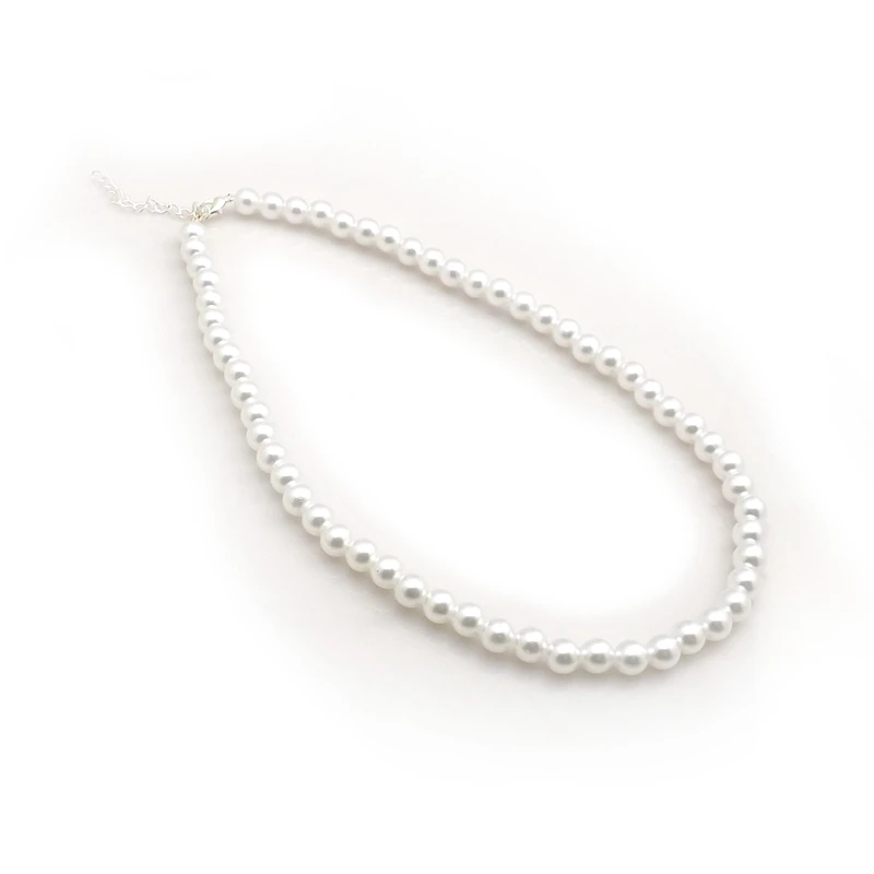 XiaoYaoTYM Mixed Lot 24pcs 8mm Imitation Pearl Necklace Fashion 17" Imitation Pearl Choker Wholesale