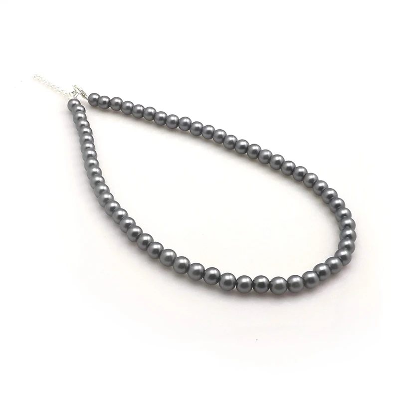 XiaoYaoTYM Mixed Lot 24pcs 8mm Imitation Pearl Necklace Fashion 17" Imitation Pearl Choker Wholesale
