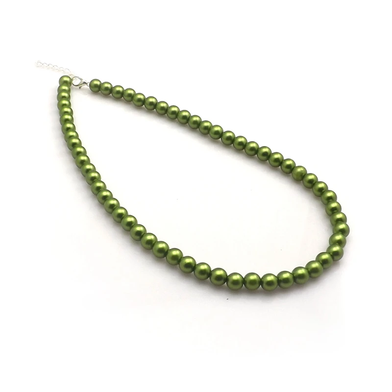 XiaoYaoTYM Mixed Lot 24pcs 8mm Imitation Pearl Necklace Fashion 17" Imitation Pearl Choker Wholesale