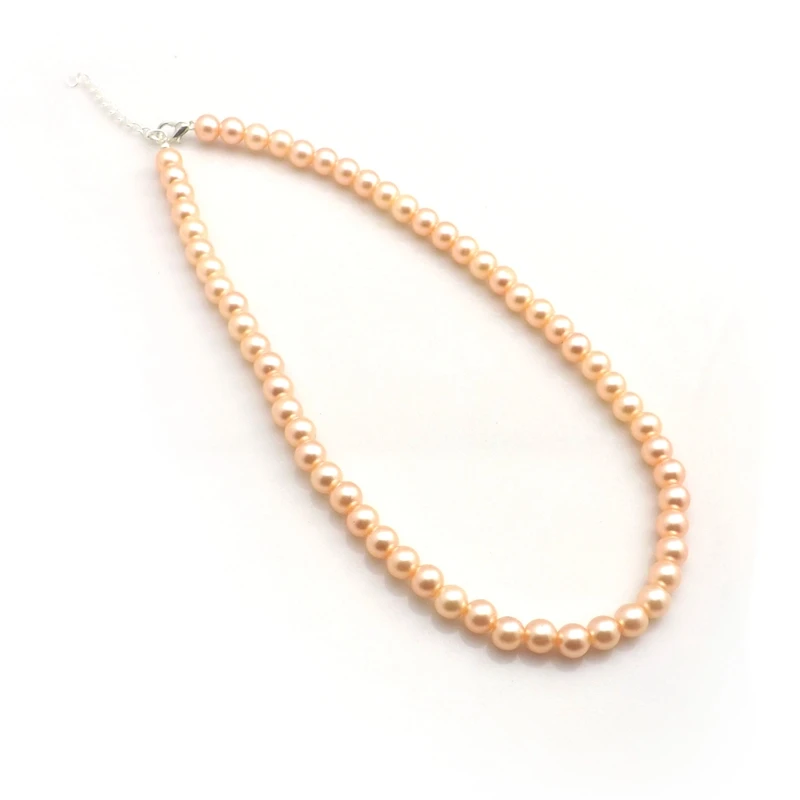 XiaoYaoTYM Mixed Lot 24pcs 8mm Imitation Pearl Necklace Fashion 17" Imitation Pearl Choker Wholesale