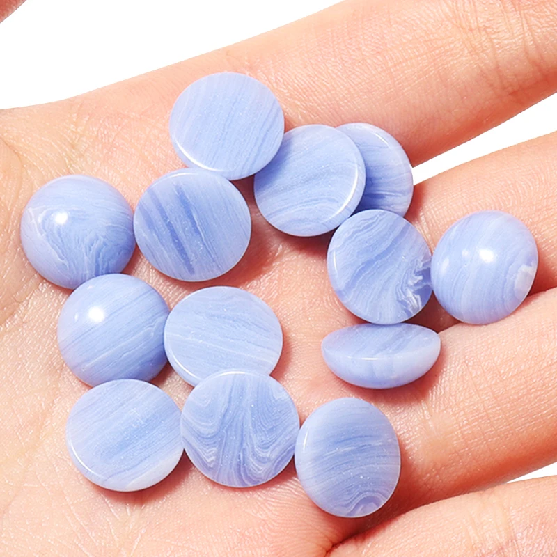 Louleur Purple Amethysts Natural Stone Cabochon Beads Round Round Onyx Cabochons Loose Beads Cabochon Cameo DIY Rings Necklace