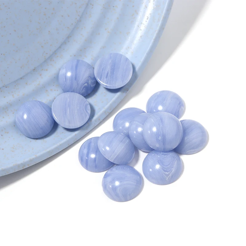Louleur Purple Amethysts Natural Stone Cabochon Beads Round Round Onyx Cabochons Loose Beads Cabochon Cameo DIY Rings Necklace