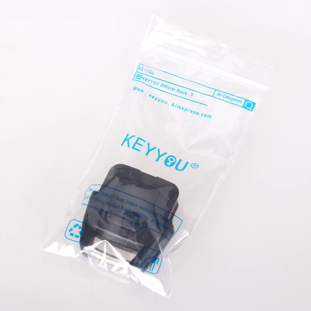 KEYYOU 2 Buttons Remote Car Key Shell for Vauxhall Opel Astra Zafira Omega Vectra No Chip Uncut Blade Car Key Case Fob Car Cover