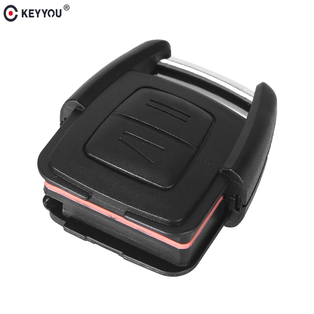 KEYYOU 2 Buttons Remote Car Key Shell for Vauxhall Opel Astra Zafira Omega Vectra No Chip Uncut Blade Car Key Case Fob Car Cover