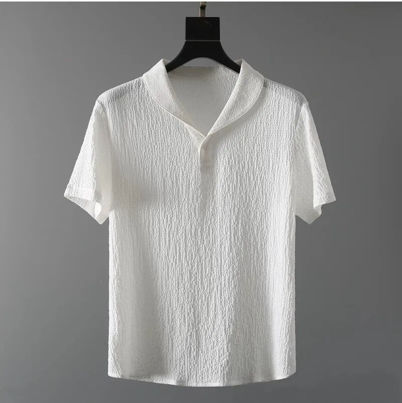 (Shirt + trousers)2026 summer men fashion classic shirt men's business casual fashion shirts men A set of clothes size M-4XL