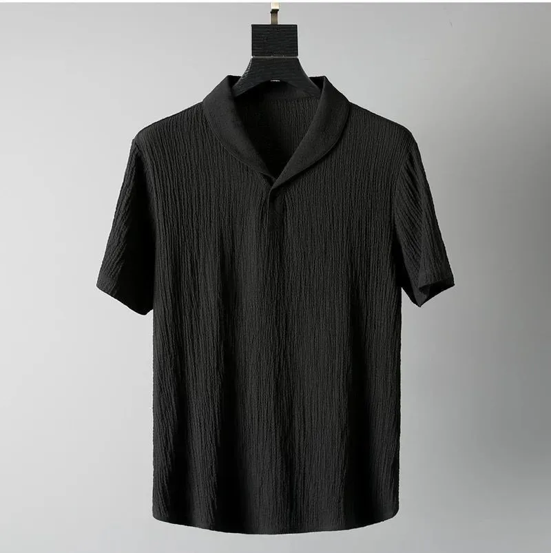 (Shirt + trousers)2026 summer men fashion classic shirt men's business casual fashion shirts men A set of clothes size M-4XL