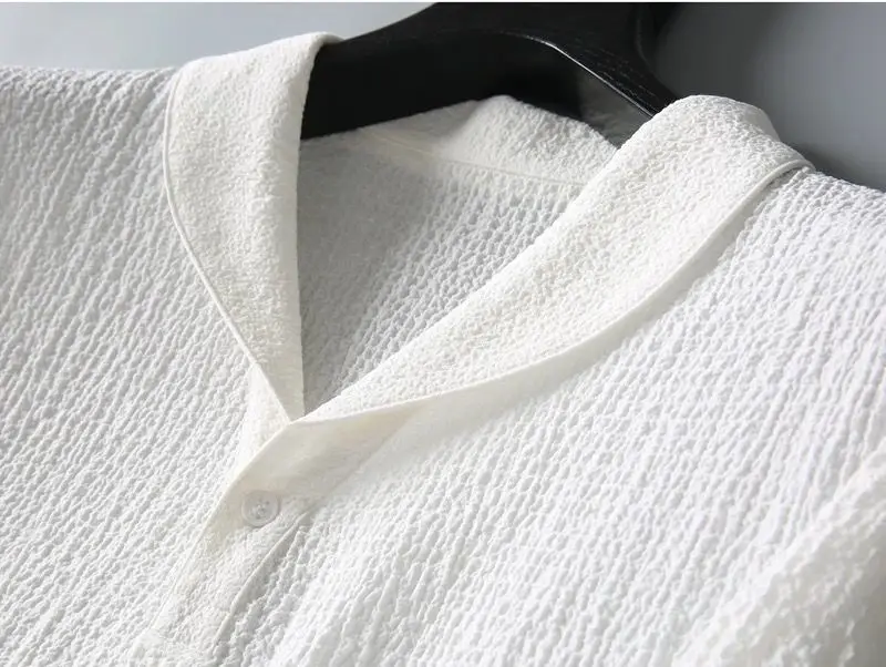 (Shirt + trousers)2026 summer men fashion classic shirt men's business casual fashion shirts men A set of clothes size M-4XL