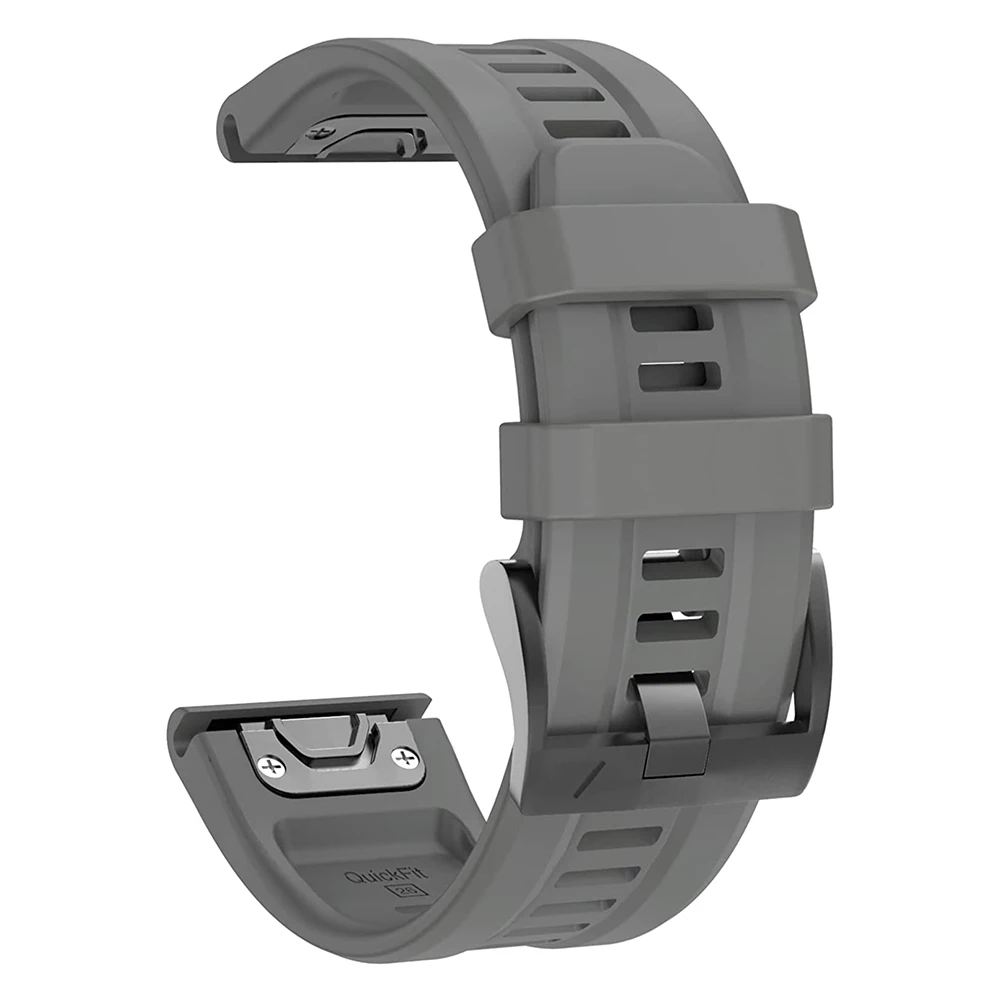 QuickFit 22mm 26mm Strap for Garmin Epix Gen 2 Silicone Band for Garmin Fenix 7 7X 5Plus 6XPro Enduro 2 Bracelet Watchband