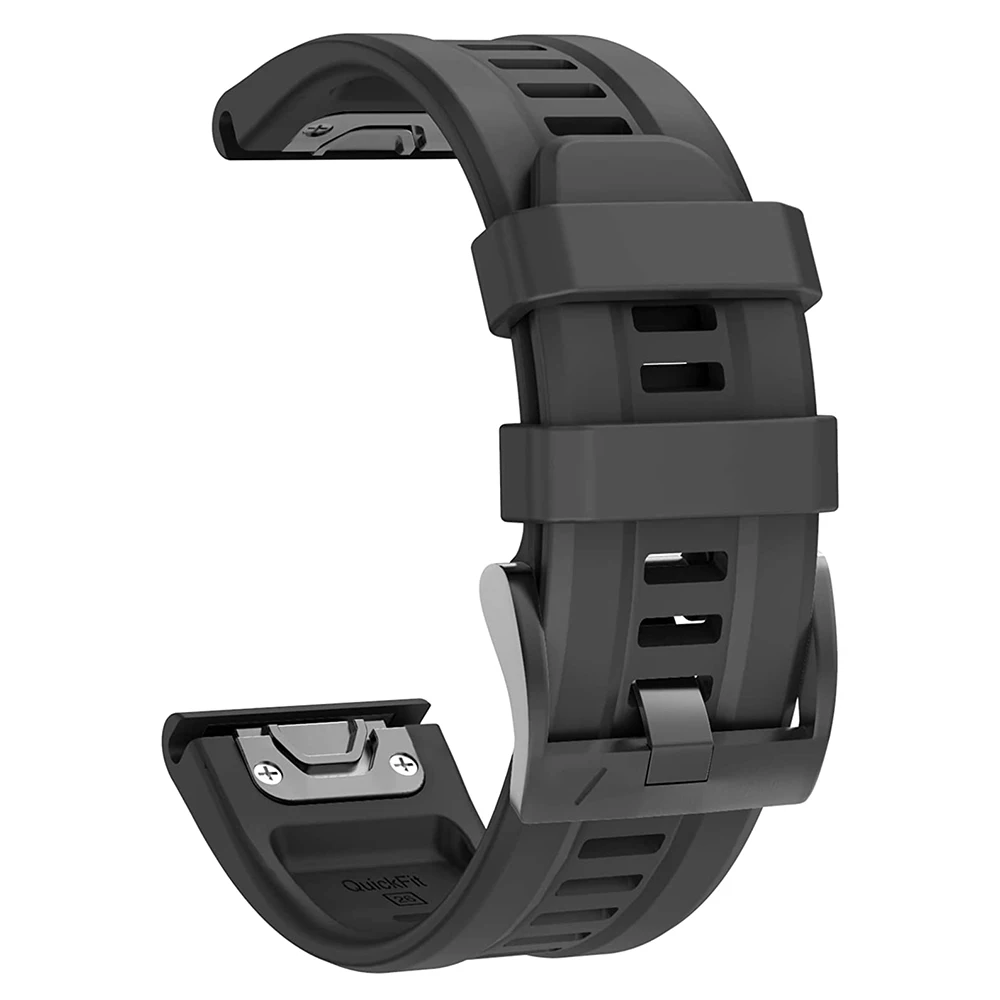 QuickFit 22mm 26mm Strap for Garmin Epix Gen 2 Silicone Band for Garmin Fenix 7 7X 5Plus 6XPro Enduro 2 Bracelet Watchband