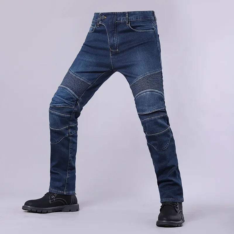New Motorcycle Pants, Riding Jeans, Anti-fall, Classic Motorcycle Rider Pants, Racing Pants for All Seasons