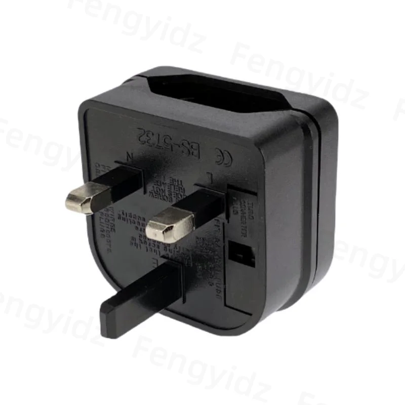 1Pc European Euro EU 2 Pin to UK 3Pin Power Socket Travel Plug Adapter Converter New