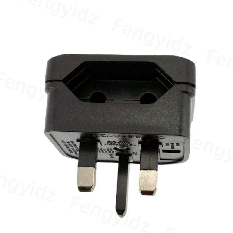 1Pc European Euro EU 2 Pin to UK 3Pin Power Socket Travel Plug Adapter Converter New