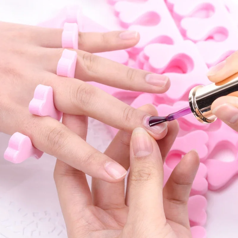 100,200pcs/Pack Nail Art Toe Separators Fingers Foots Sponge Soft UV Gel Polish Beauty Tools Manicure Pedicure Pack Nail Kits