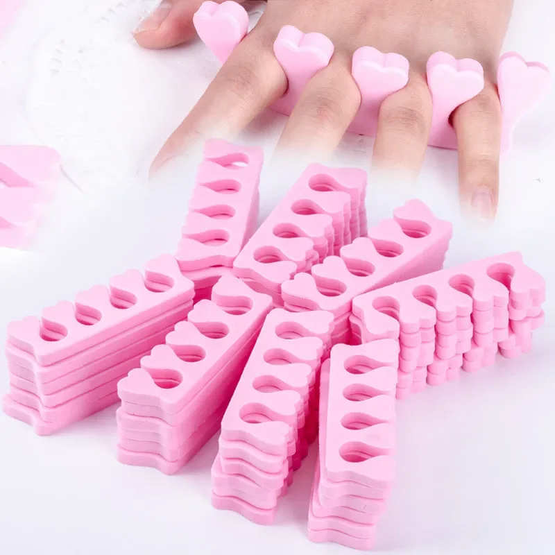 100,200pcs/Pack Nail Art Toe Separators Fingers Foots Sponge Soft UV Gel Polish Beauty Tools Manicure Pedicure Pack Nail Kits