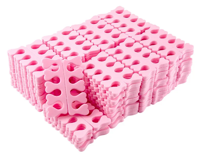 100,200pcs/Pack Nail Art Toe Separators Fingers Foots Sponge Soft UV Gel Polish Beauty Tools Manicure Pedicure Pack Nail Kits