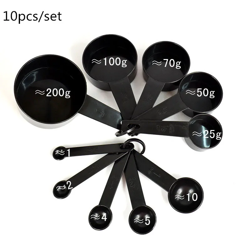5/10Pcs Measuring Tools Kitchen Measuring Spoons Teaspoon Sugar Scoop Cake Baking Flour Measuring Cups Kitchen Measuring Spoons
