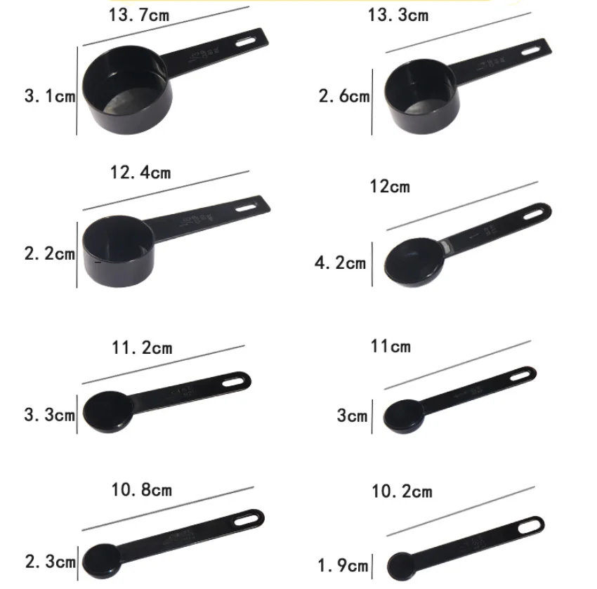 5/10Pcs Measuring Tools Kitchen Measuring Spoons Teaspoon Sugar Scoop Cake Baking Flour Measuring Cups Kitchen Measuring Spoons