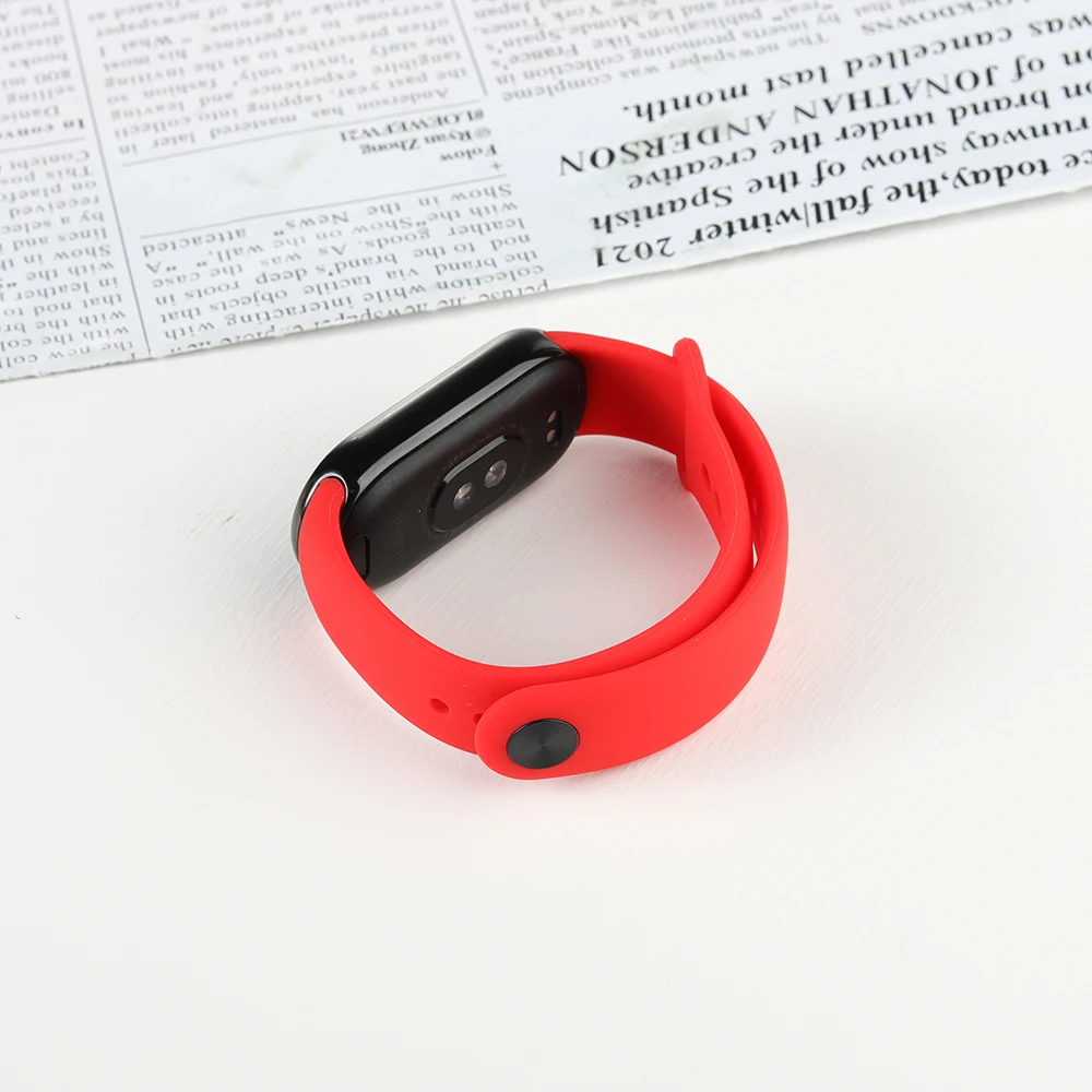 Silicone Strap For Xiaomi Mi Band 11 10 9 8 NFC Sport Bracelet Wristband Pulseira Correa Xiaomi Smart Band 11 10 9 8 Accessories