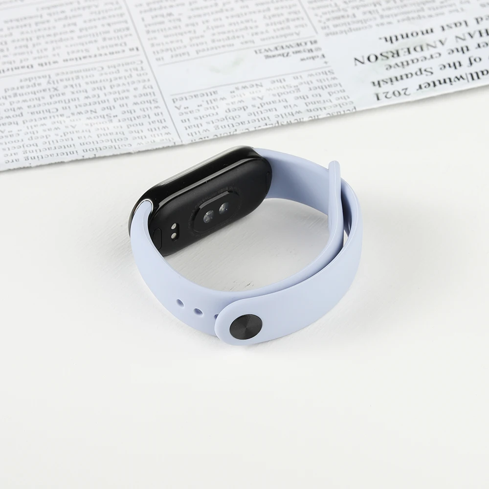 Silicone Strap For Xiaomi Mi Band 11 10 9 8 NFC Sport Bracelet Wristband Pulseira Correa Xiaomi Smart Band 11 10 9 8 Accessories