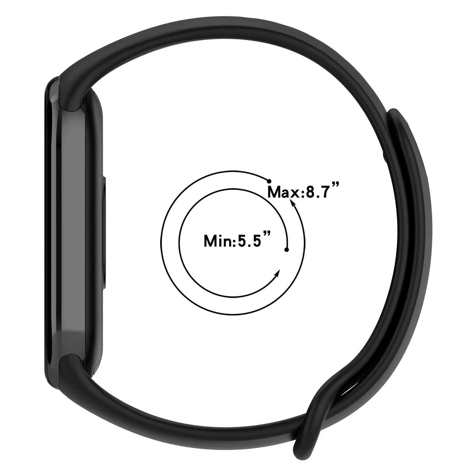 Silicone Strap For Xiaomi Mi Band 11 10 9 8 NFC Sport Bracelet Wristband Pulseira Correa Xiaomi Smart Band 11 10 9 8 Accessories