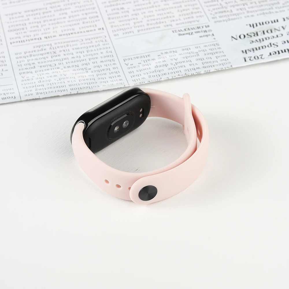 Silicone Strap For Xiaomi Mi Band 11 10 9 8 NFC Sport Bracelet Wristband Pulseira Correa Xiaomi Smart Band 11 10 9 8 Accessories