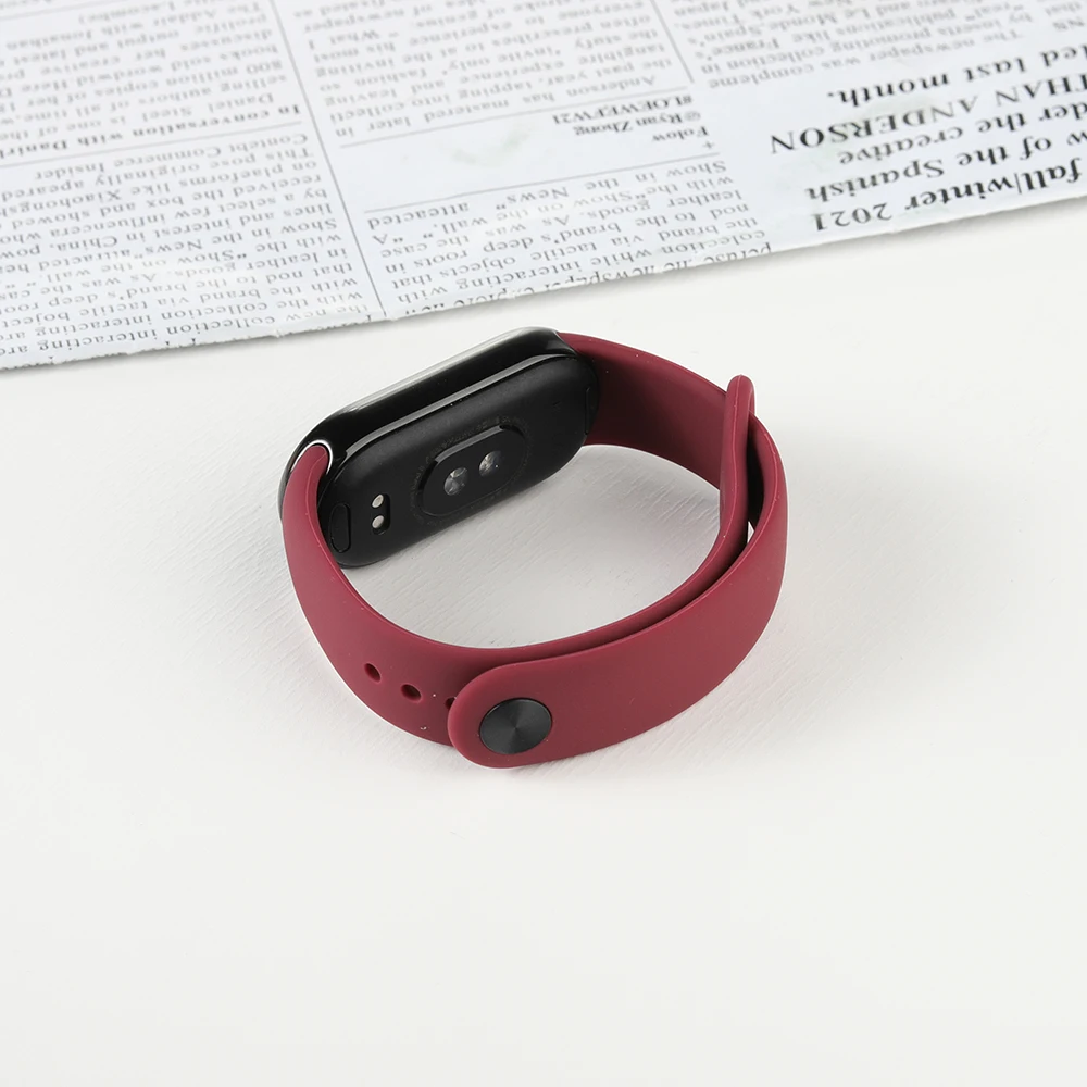 Silicone Strap For Xiaomi Mi Band 11 10 9 8 NFC Sport Bracelet Wristband Pulseira Correa Xiaomi Smart Band 11 10 9 8 Accessories