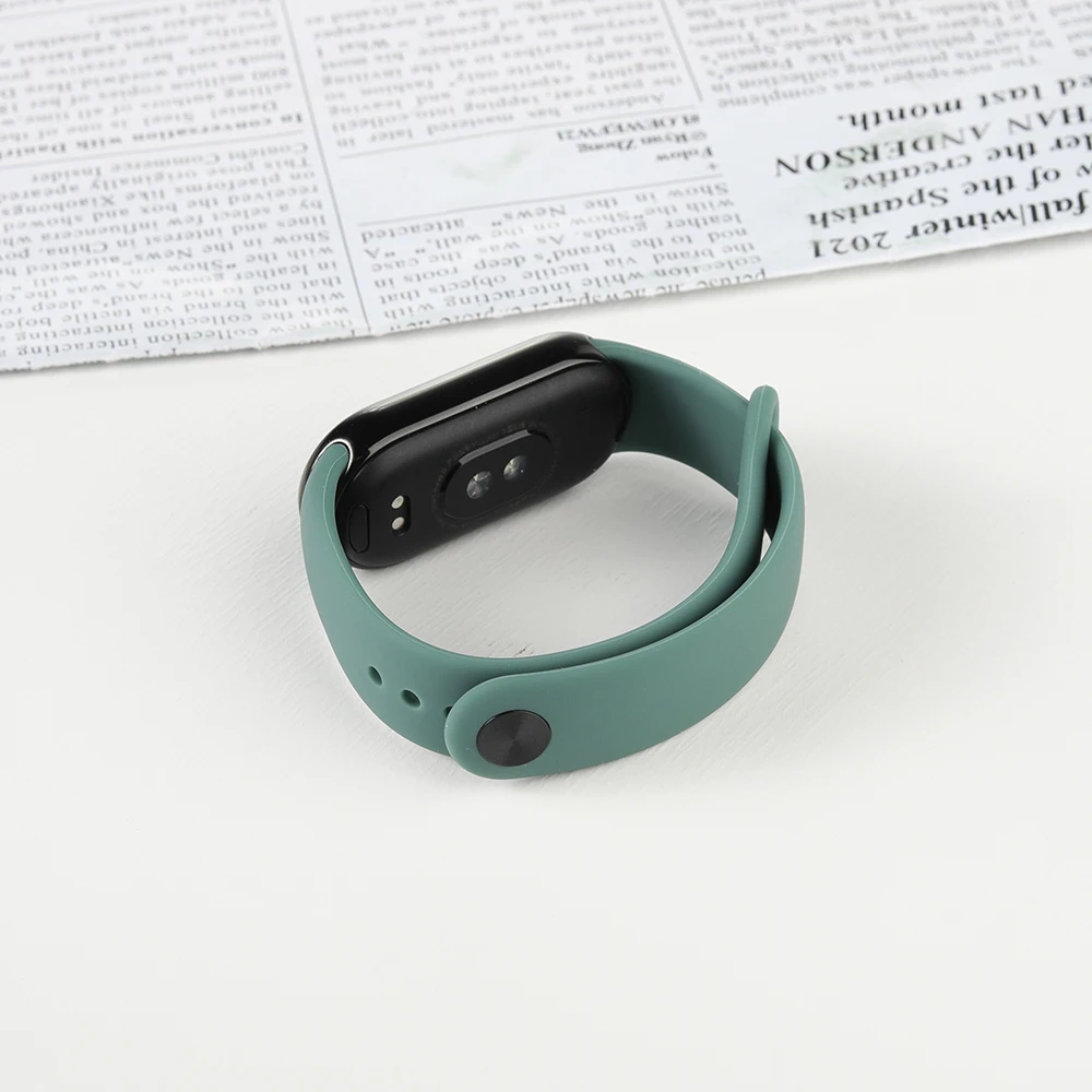 Silicone Strap For Xiaomi Mi Band 11 10 9 8 NFC Sport Bracelet Wristband Pulseira Correa Xiaomi Smart Band 11 10 9 8 Accessories