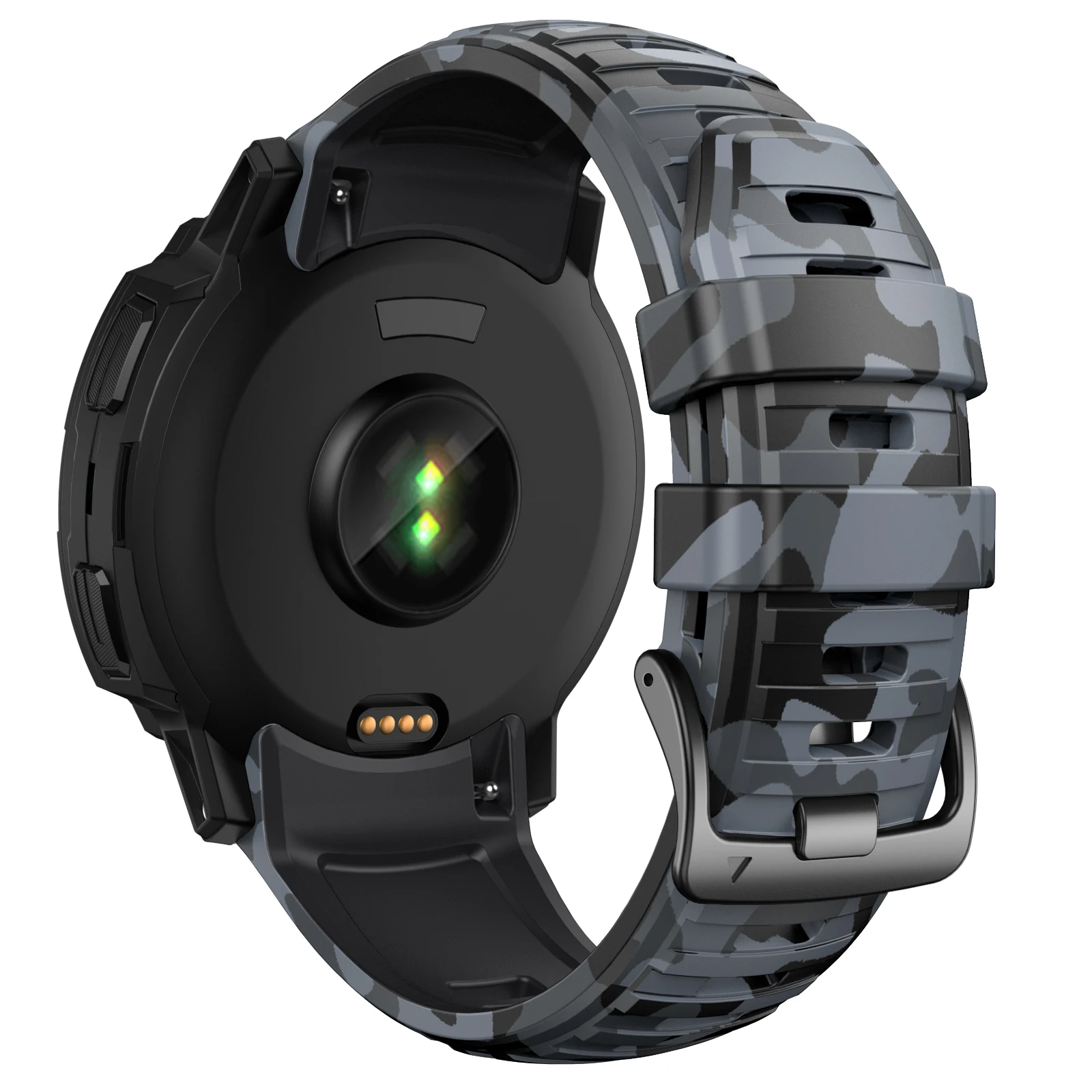 ANBEST 26MM Strap for Garmin Instinct 2X Solar Silicone Band for Instinct 2X Solar Tactical Edition Replacement Wristband